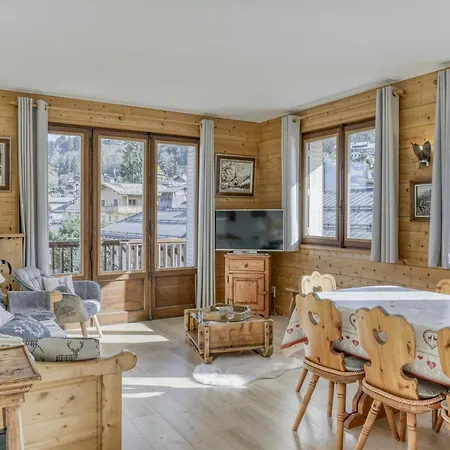 2 Confortable, Balcon, Ascenseur, En Plein Centre De Megeve, Animaux Admis - Fr-1-453-107 *